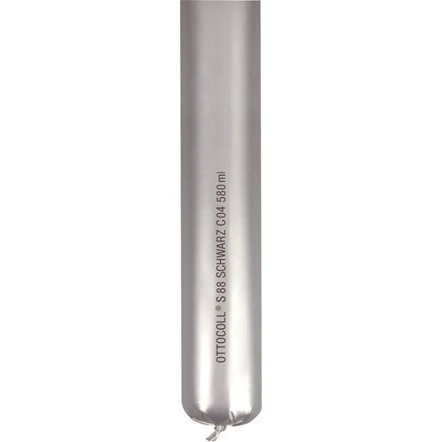 1-K-Silikon Ottocoll S88 für das geklebte Fenster Alu-Folienbeutel a 580ml C04 Schwarz Nr. 7088804