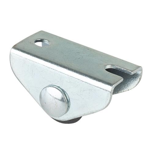 Bockrolle Rad Ø 15mm Kunststoff schwarz Radb. 11mm BH 17mm Gleitlager Radk. Kunststoff mit Platte PG 30x60mm Tragkr. 20kg Nr. E50.015