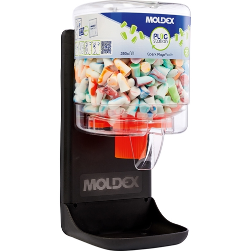 MOLDEX Gehörschutzstöpsel Spender 7825 inkl. 250 Paar Spark Plugs o. Wandhalter