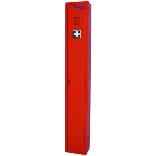ultraMEDIC Stehschrank Erste-Hilfe ultraLOCKER 1350 orange mit Füllung