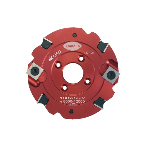 Lamello Wendenschneidenfräser für Nutfräsmaschine HW Ø 100mm x 8mm x Ø 22mm Z4+V4 NL 4 für Clamex S-18 Nr. 132108