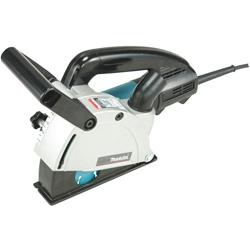 Makita Mauernutfräse SG1251J 1400 Watt, Schleifscheiben-Ø 125mm Schnitttiefe 0-30mm, Schlitzbreite 6/9/12/15/18/21/24/27/30mm Gewicht 4,5 kg im MAKPAC Gr.4 inkl. 2 Diamantscheiben 125 mm