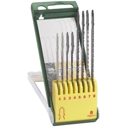 Bosch Stichsägeblätter-Set für Holz/Metall (8-teilig) in Kassette Nr. 2607019458 EAN 3165140415767