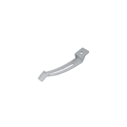 Hettich Tischplatte-Kabelhalter, einfach 45968, L 120mm, B 20mm, Kunststoff grau Schraubloch Ø 6mm