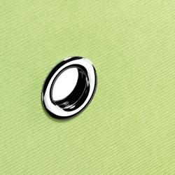 Hettich Muschelgriff, rund, Ø 41xH 11mm Borgoa 9070556, zum Einlassen, edelstahloptik Einlassdurchmesser 35mm