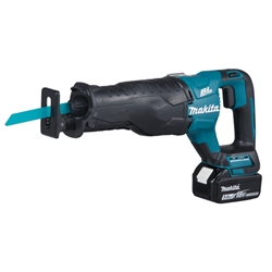 Makita Akku-Reciprosäge DJR187RT Schnittleistung 255mm, Gewicht 3,4Kg, 18V 5Ah mit 1 akku, Ladegrät, im Transportkoffer