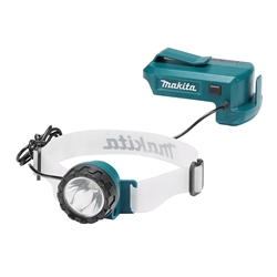 Makita LED-Akku-Stirnlampe DML800 kompatibel mit 14,4 V/18 V, LXT-Akkus, ohne Akku und Ladegerät