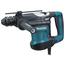 Makita Bohrhammer HR3210FCT SDS-Plus, 850 Watt, 4,9 Joul mit Seitengriff und Tiefenanschlag im Transportkoffer