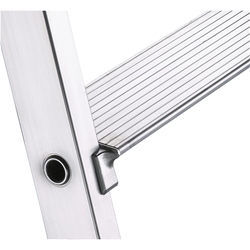 Zarges Nova B Stufen-Stehleiter 2x4 Stufen, Leiterlänge 0,91m, Arbeitshöhe 2,30m Nr. 42464