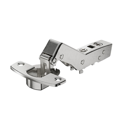 Hettich Sensys Winkelscharnier W45 mit integrierter Dämpfung (Sensys 8639i W45), vernickelt, einliegend, Basis -25mm, Öffnungswinkel 95°, zum Anschrauben (-) 9088020