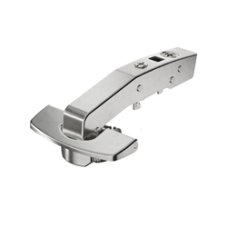 Hettich Sensys Winkelscharnier W90 mit integrierter Dämpfung (Sensys 8639i W90), vernickelt, einliegend, Basis 4mm, Öffnungswinkel 95°, Schnellmontage Fix (ø 10x6) 9088075