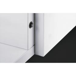 Hettich Zuhaltung, ohne Push-Funktion, Kunststoff Push to open Lock, 9089595, weiß Länge 27mm, zum Einlassen