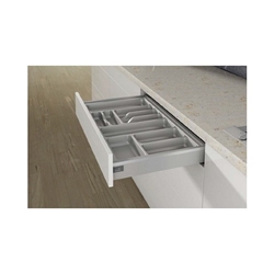Hettich Besteckeinsatz, Kunststoff OrgaTray 440 9194936, silber