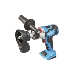 Baier Akku-Diamantdosensenker Maschine ABDB82, 18V, mit Softschlag zum Bohren von Steck- und Verteilerdosen bis 82mm Durchmesser, Aufnahme M16, incl. Saugadapter, Zentrierdorn, Transportkoffer, ohne Akku und Ladegerät Nr. 10001