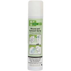 Plum 4554 Wund- und Augenspray 250ml mit steriler 0,9% Natriumchloridlösung, für schnelle Hilfe bei kleinen Wunden auf der Haut oder Staub und Schmutz im Auge, das Spray kann mehrfach verwendet werden und bleibt dabei steril, Hypoallergen und ohne Konservierungsstoffe