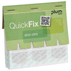 Plum 5514 QuickFix Nachfüllpack 45 Stück Aloe Vera Pflaster, passend für die QuickFix und QuickFix UNO Pflasterspender