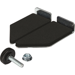 Original LÖWE 1 Paar Anschläge 90° für Kabelkanalscheren, inkl. Rändelschraube und Mutter Nr. 3.002/3.606