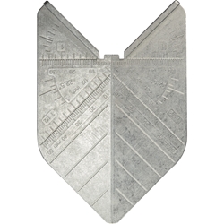 Original LÖWE Unterlage Gehrungsschere (45° Anschläge), für 75mm Schnittlänge Nr. 3.002/3.304