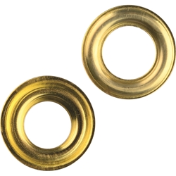 Original LÖWE Selbstschneidende Ösen, Messing, 9,5mm, Ober- und Unterteile, 500 Paar Nr. 0.039/9.5/M