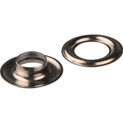 Original LÖWE Selbstschneidende Ösen, verchromt, 11mm, Ober- und Unterteile, 500 Paar Nr. 0.039/11/C