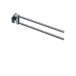 FSB Handtuchhalter, Metric zweifach (8270), schwenkbar, Edelstahl spiegelpoliert Nr. 0 82 8270 00010 6205