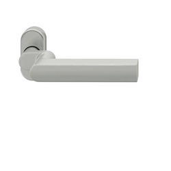 FSB PT-Drückerlochteil, oval, DIN Links-Rechts, Aluminium, 06 1001, Naturfarbig, eloxiert, verdeckt verschraubt, ohne Stütznocken, Klasse 4, Vierkant 8mm, Stärke Abdeckung 14mm Nr. 0 06 1001 01143 0105