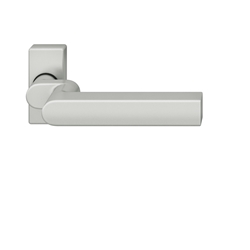 FSB PT-Drückerlochteil, eckig, DIN Links-Rechts, Aluminium, 06 1001, Naturfarbig, eloxiert, verdeckt verschraubt, ohne Stütznocken, Klasse 4, Vierkant 8mm, Stärke Abdeckung 14mm Nr. 0 06 1001 07143 0105