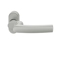 FSB PT-Drückerlochteil, oval, DIN Links-Rechts, Aluminium, 06 1015, Naturfarbig, eloxiert, verdeckt verschraubt, ohne Stütznocken, Klasse 4, Vierkant 8mm, Stärke Abdeckung 14mm Nr. 0 06 1015 01143 0105