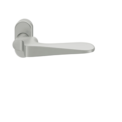 FSB PT-Drückerlochteil, oval, DIN Links-Rechts, Aluminium, 06 1144, Naturfarbig, eloxiert, verdeckt verschraubt, ohne Stütznocken, Klasse 4, Vierkant 8mm, Stärke Abdeckung 14mm Nr. 0 06 1144 01143 0105