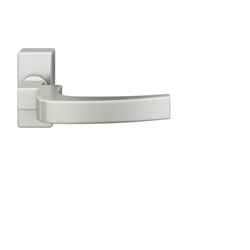 FSB PT-Drückerlochteil, eckig, DIN Links-Rechts, Aluminium, 06 1163, Naturfarbig, eloxiert, verdeckt verschraubt, ohne Stütznocken, Klasse 4, Vierkant 8mm, Stärke Abdeckung 14mm Nr. 0 06 1163 07143 0105
