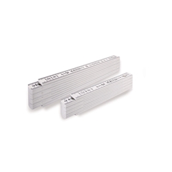 STABILA Kunststoff-Gliedermaßstab Type 1107, 2m, weiß, metrische Skala Nr. 01701