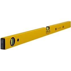 STABILA Wasserwaage Type 70, 90cm, leichtes Alu-Profil, 1 Horizontal-Libelle, 1 Vertikal-Libelle, Made in Germany Nr. 02287