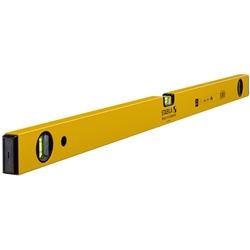 STABILA Wasserwaage Type 70-2, 90cm, leichtes Alu-Profil, 1 Horizontal-Libelle, 2 Vertikal-Libellen, Made in Germany Nr. 02327