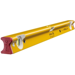 STABILA Wasserwaage Type R 300, 81cm, verwindungssteifes Alu-R-Profil, 1 Horizontal-Libelle, 2 Vertikal-Libellen, stoßdämpfende Endkappen, integrierte Rutsch-Stopper, Made in Germany Nr. 18372