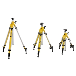 STABILA Kurbelsäulen-Baustativ BST-K-XL, für Laser und Nivelliergeräte, Höhe: 118-300cm, 5/8"-Gewindeschraube Nr. 18560