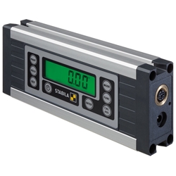 STABILA Elektronischer Neigungsmesser TECH 1000 DP, 17,5cm, 1 Digital-Display, Messbereich: 0°-360°, RS-485-Schnittstelle, Steckernetzteil, Datenkabel, Auswertesoftware, Schutzklasse IP 65, Tasche Nr. 19126