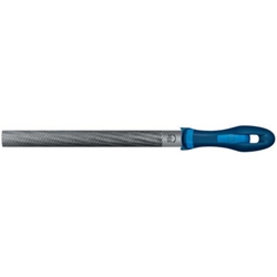 Werkstattfeile DIN7261 E 250mm H1, mit Heft Halbrundfeile (Pferd)