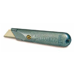 Stanley Messer 199 E Universalmesser Länge 140mm feststehende Klinge 3 Ersatzklingen Nr. 1-10-199