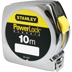 Stanley Bandmaß Powerlock Kunststoff 10m/25mm Nr. 0-33-442