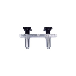 Alarm Batteriemontagelehre 75 - 240mm aus Aluminium Aufnahme 1/2 mit Rändel zum Eindrehen in Rohverschraubung
