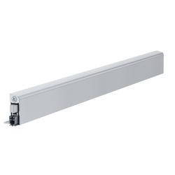 Athmer HT-Türabsenkdichtung, 860mm, Wind-Ex US C-0, silber, eloxiert zum Unterschrauben, B 14,6mm, H 40mm, Hub 11mm, einseitig, ALU (mit Zubehör 5119) Nr. 1-789-0860