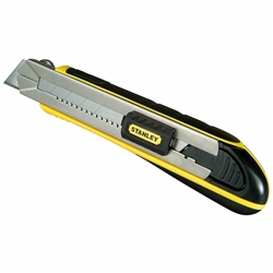 Stanley Messer FatMax Cutter 25mm mit Magazin Länge 215mm Verklemmen der Klinge Nr. 0-10-486