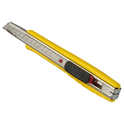 Stanley Messer FatMax Cutter 9mm Länge 135mm Aluminiumkorpus rutschfester Griff Nr. 0-10-411