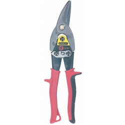 Stanley Blechschere MaxSteel 250mm li. rot Einhandbedienung Chrom Nr. 2-14-562