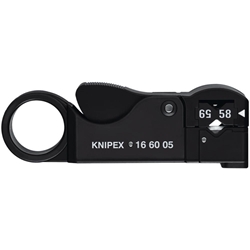 Knipex Abisolierwerkzeug für Koaxialkabel 105 mm Nr. 16 60 05 SB