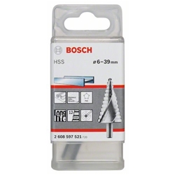 Bosch Stufenbohrer HSS, 6-39mm, 10mm, 93,5mm, 13 Stufen Nr. 2608597521