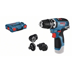 Bosch Akku-Bohrschrauber GSR 12V-35 FC, Solo Version, 4 Aufsätze, L-BOXX Nr. 06019H3003