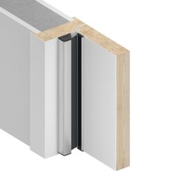 Athmer Fingerschutzrollo, 2050mm, NR 24 Smart, verdeckte Befestigung, H 26mm, silberfarben eloxiert C-O, Bandgegenseite Nr. 5-401-2050-2109