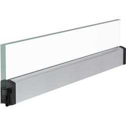 Athmer Glastürdichtung, 1208mm, Schall-Ex® GSA, silber eloxiert (C-O), B 11,6mm, H 40mm, Hub 20mm, einseitig, Silikon selbstverlöschend (mit Zubehör 5334) Nr. 1-1110-1208