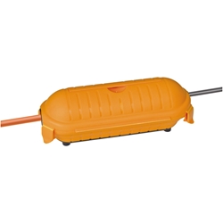 Brennenstuhl Safe-Box BIG IP44 / Schutzbox für Verlängerungskabel (Schutzkapsel für Kabel im Außenbereich) gelb Nr. 1160440